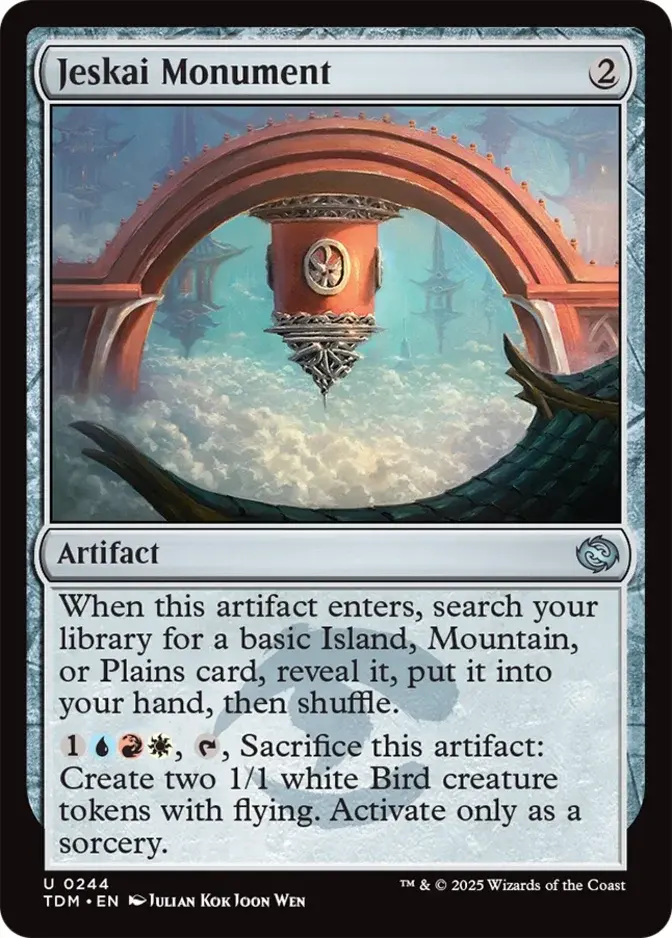 Jeskai Monument [TDM] (F)