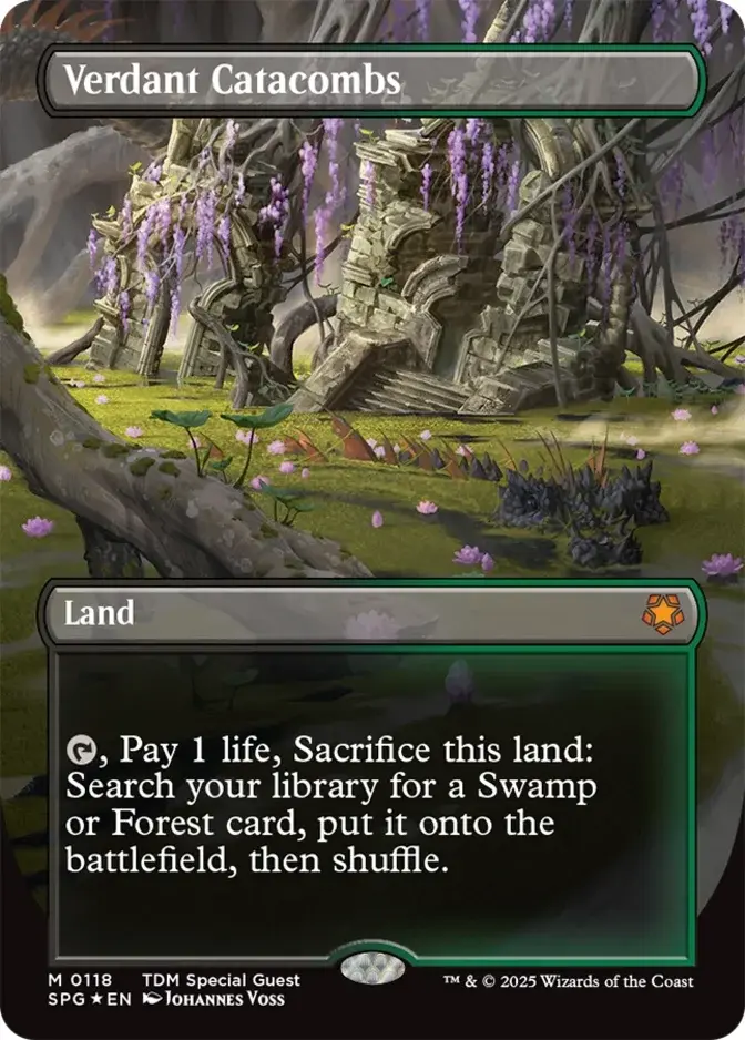 Verdant Catacombs <TDM Special Guest - dragonscale foil> [SPG] (F)