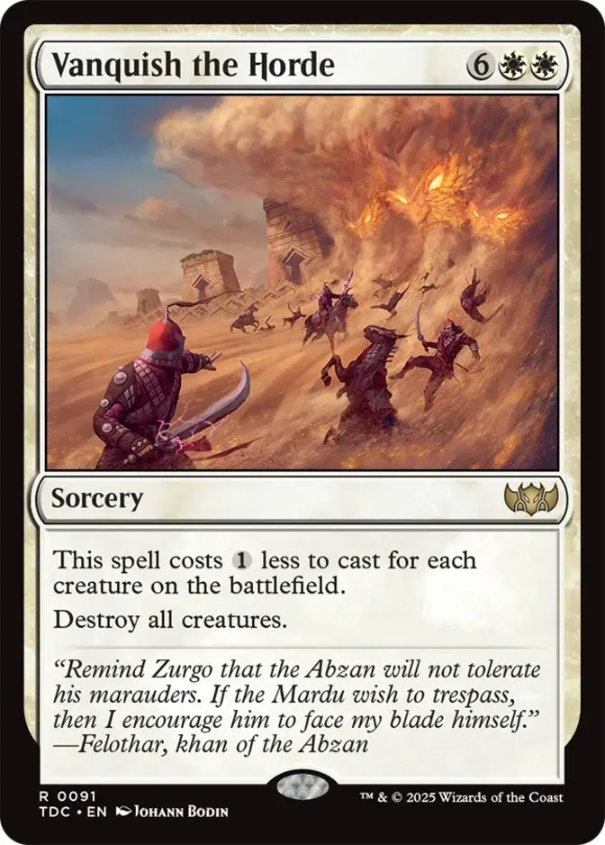 Vanquish the Horde [TDC]