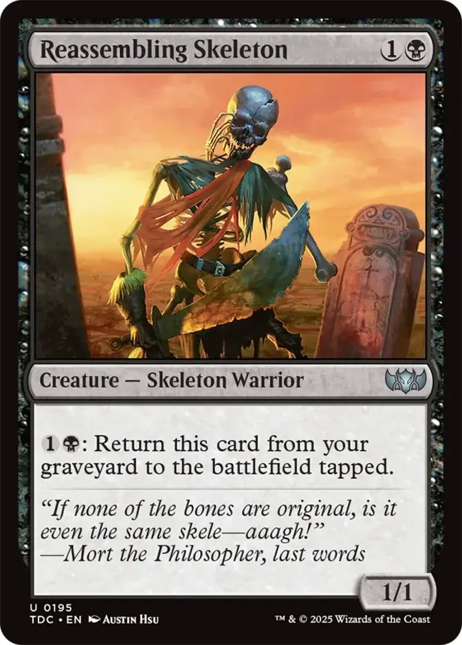 Reassembling Skeleton [TDC]