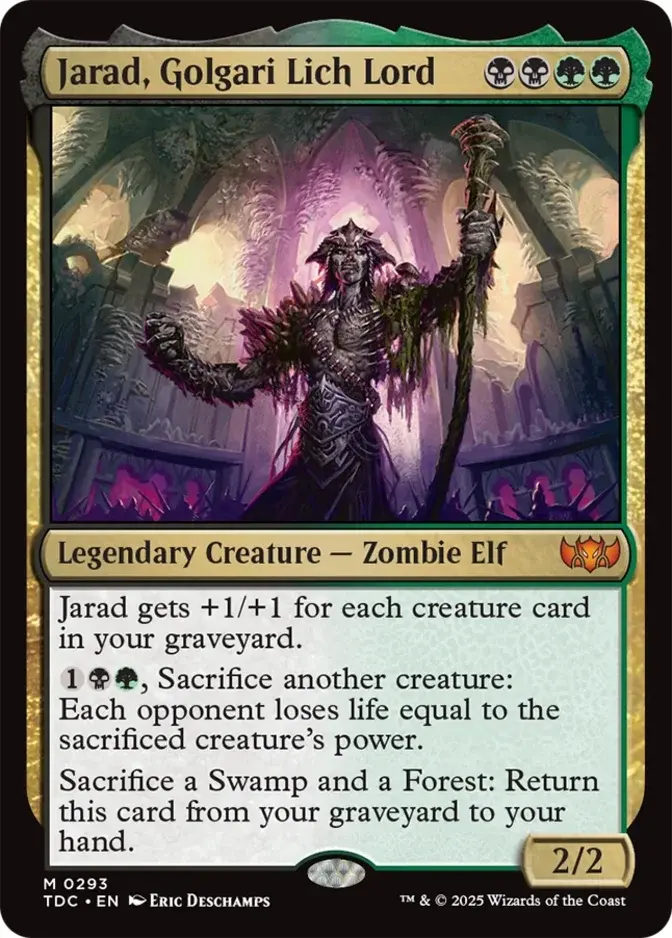 Jarad, Golgari Lich Lord [TDC]