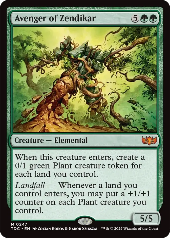 Avenger of Zendikar [TDC]
