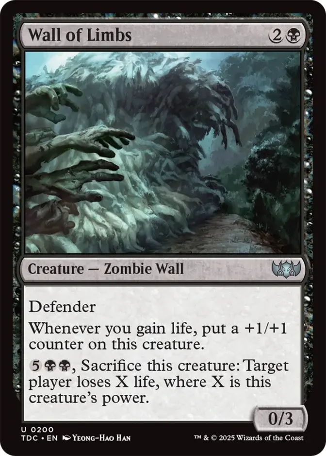 Wall of Limbs [TDC]