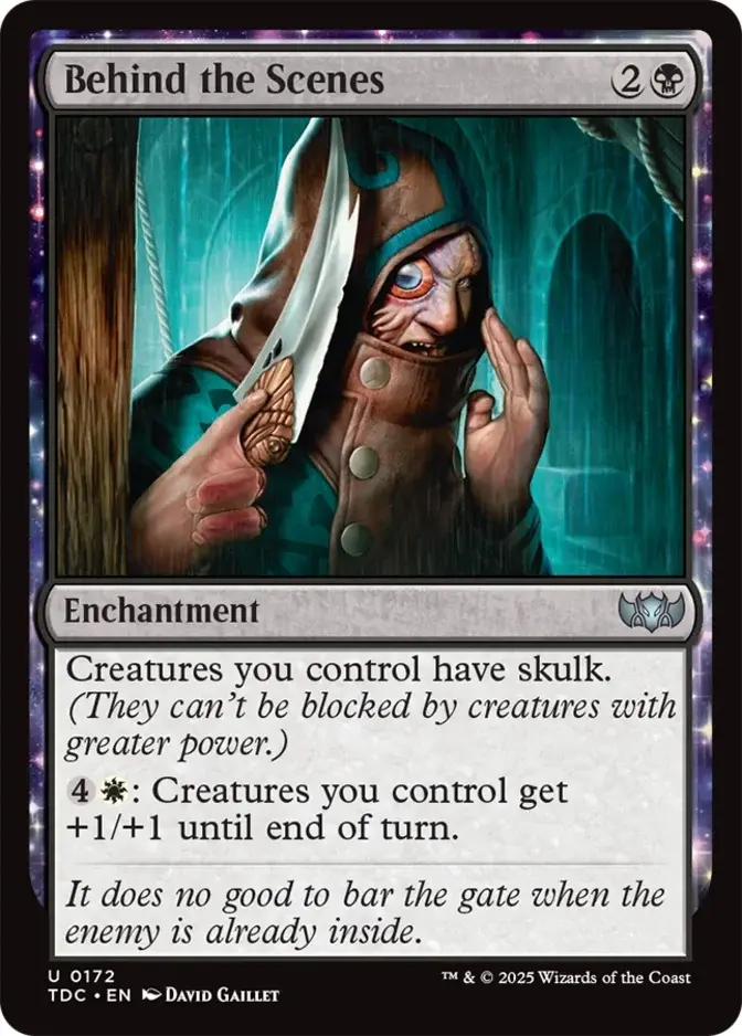 Behind the Scenes [TDC]