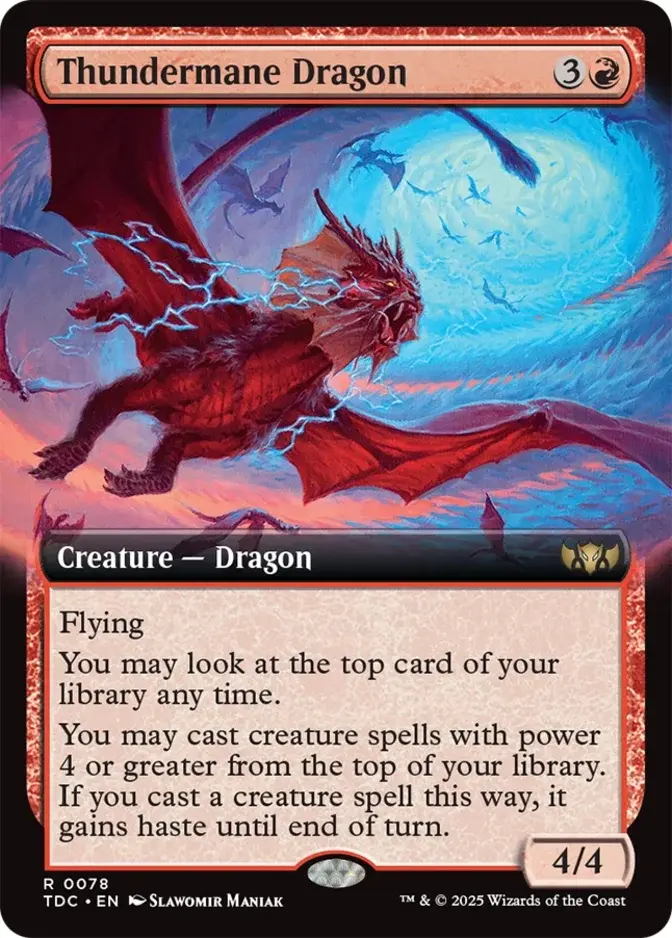 Thundermane Dragon <extended> [TDC]