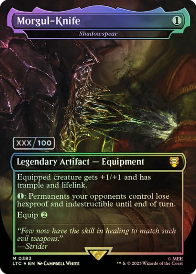 Shadowspear <Murgul-Knife - Serialized> [LTC] (F)