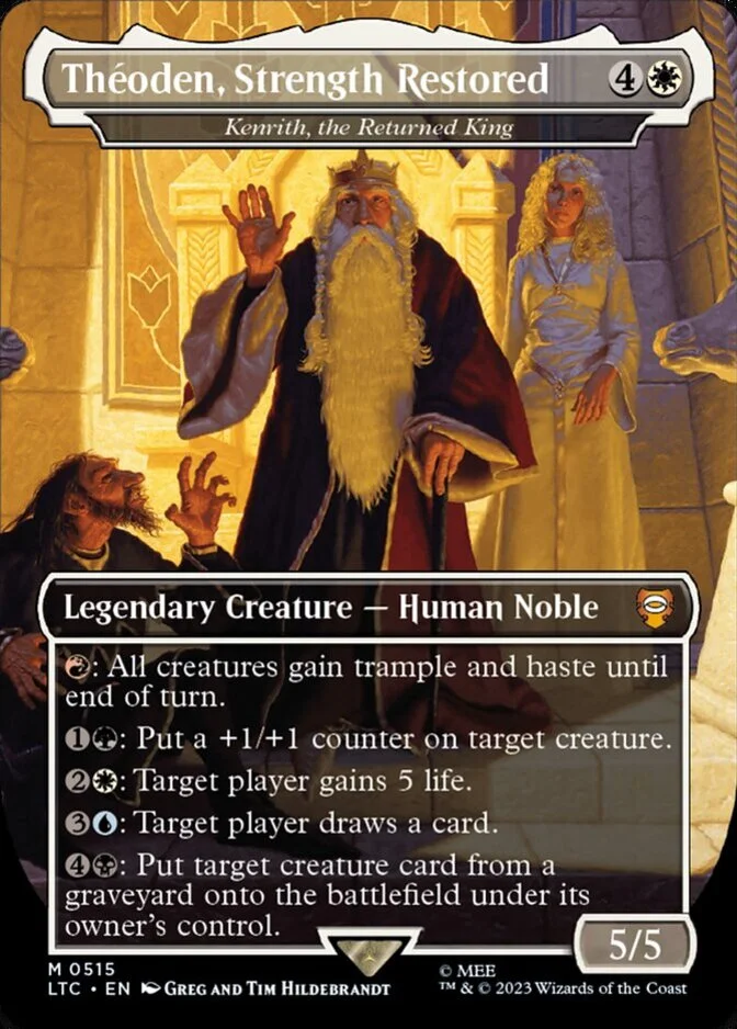 Kenrith, the Returned King <Theoden, Strength Restored - borderless> [LTC] (F)