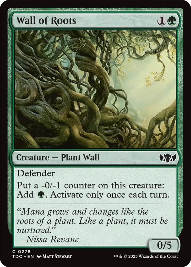Wall of Roots [TDC]
