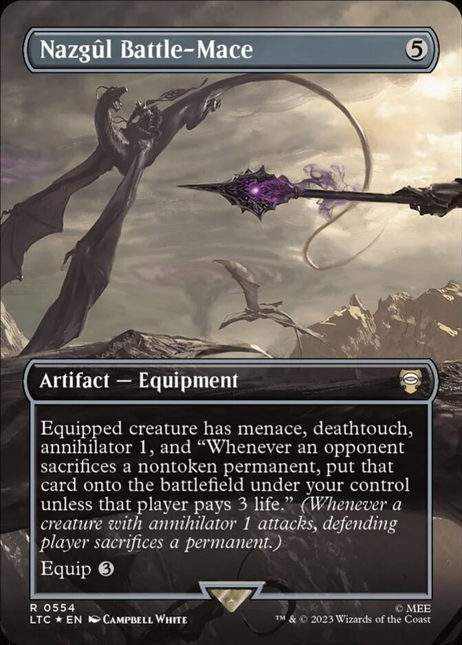 Nazgul Battle-Mace <borderless - Surge Foil> [LTC] (F)