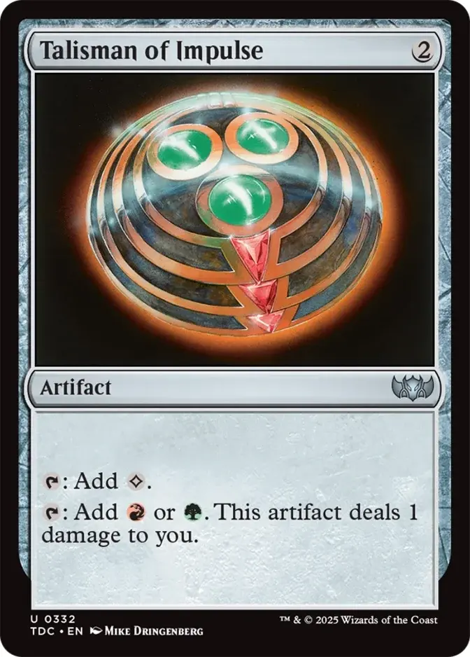 Talisman of Impulse [TDC]