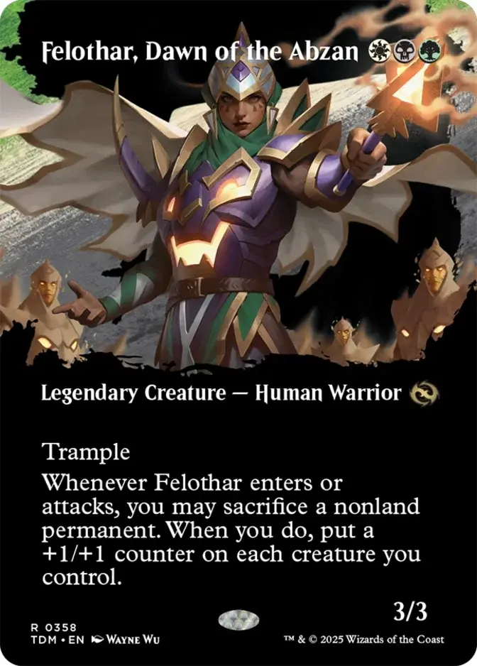 Felothar, Dawn of the Abzan <borderless> [TDM] (F)