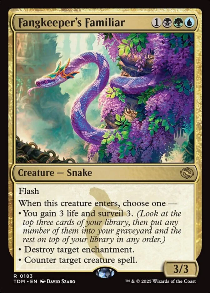 Fangkeeper's Familiar <planeswalker stamp> [TDM] (F)