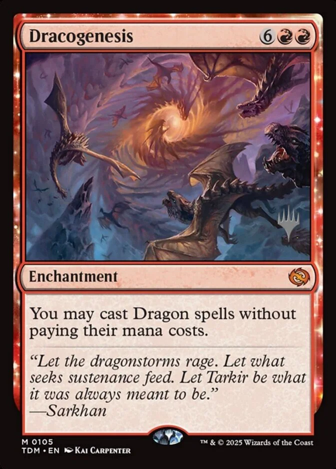 Dracogenesis <planeswalker stamp> [TDM]