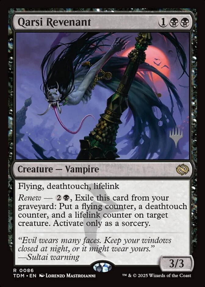 Qarsi Revenant <planeswalker stamp> [TDM]