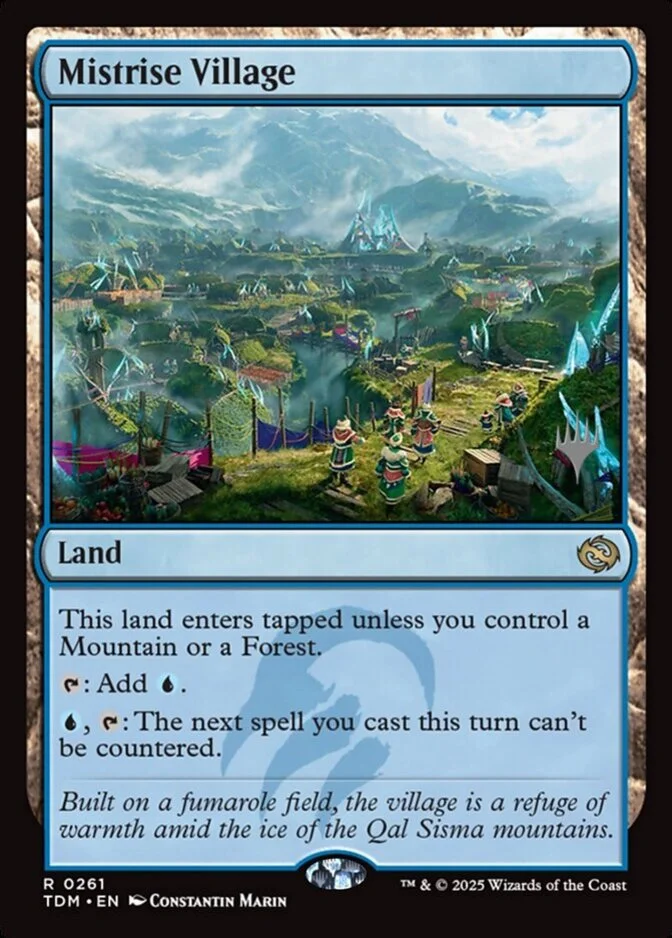 Mistrise Village <planeswalker stamp> [TDM]