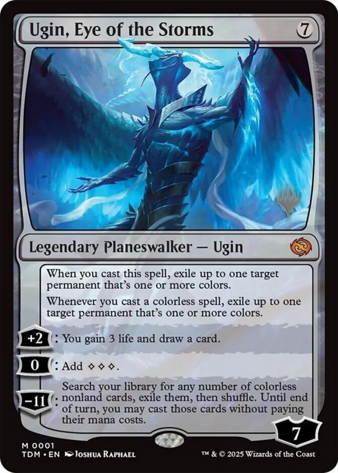 Ugin, Eye of the Storms <planeswalker stamp> [TDM]