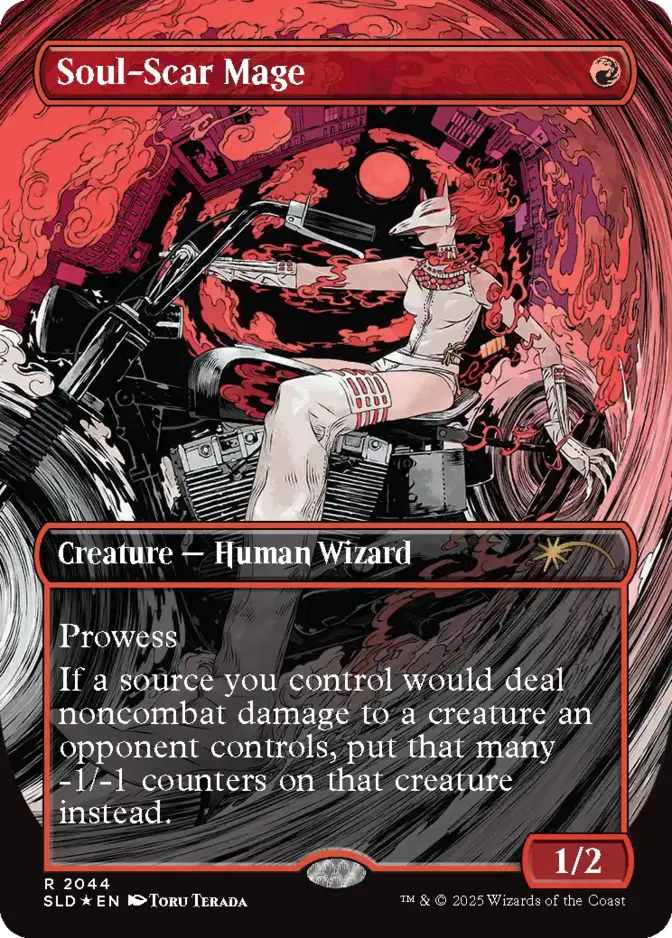 Soul-Scar Mage <VROOOOOOMMMMMM - Raised Foil> [SLD] (F)