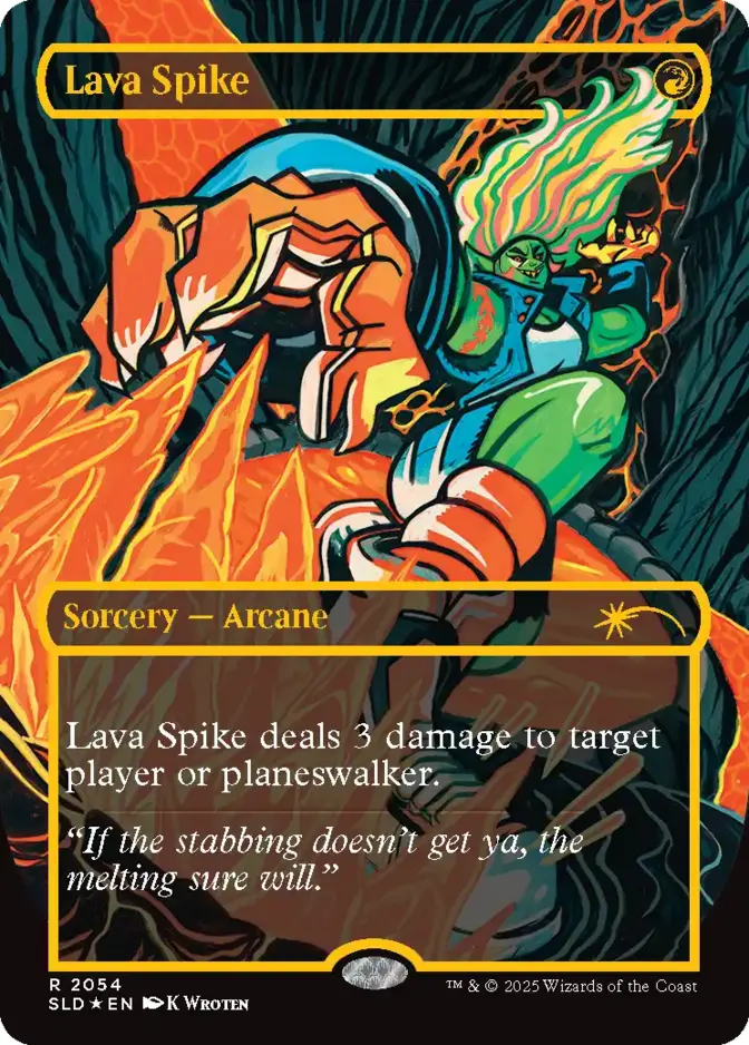 Lava Spike <Everything is on Fire - Raised Foil> [SLD] (F)