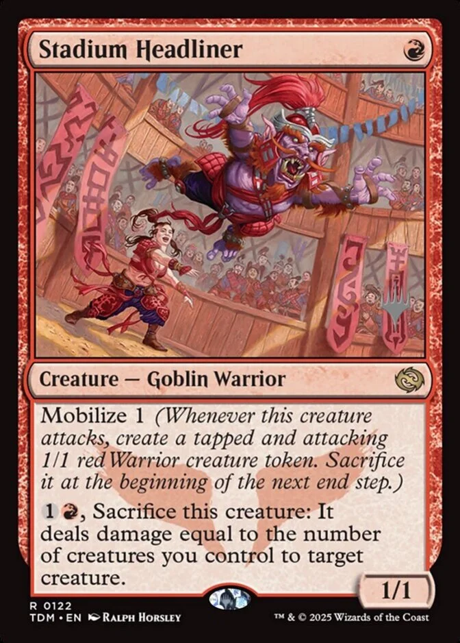 Stadium Headliner <planeswalker stamp> [TDM] (F)