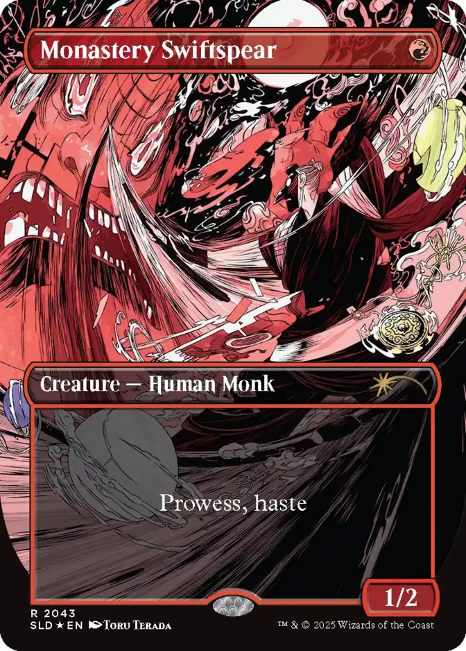 Monastery Swiftspear <VROOOOOOMMMMMM - Raised Foil> [SLD] (F)