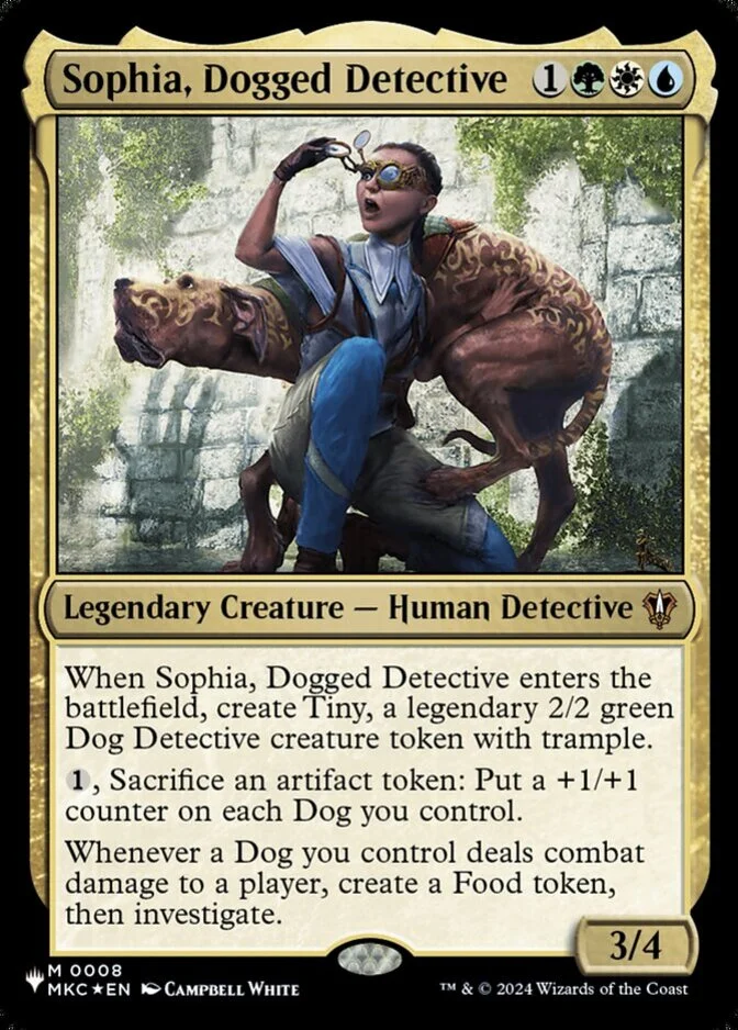 Sophia, Dogged Detective [PLIST]