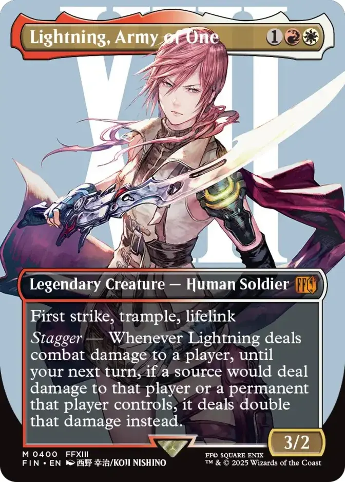 Lightning, Army of One <borderless number> [FIN]