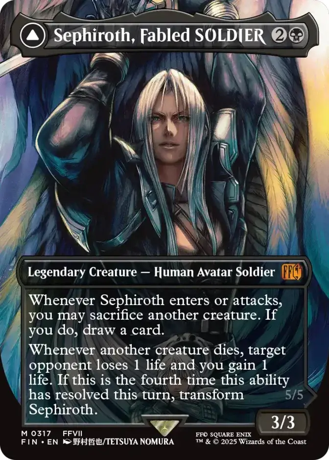 Sephiroth, Fabled SOLDIER <borderless> [FIN]