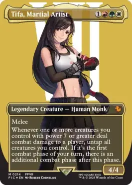 PSA10 ティファ　Tifa, Martial Artist サージ Foil Tifa, Martial Artist, Final Fantasy Commander (FIC) Price History