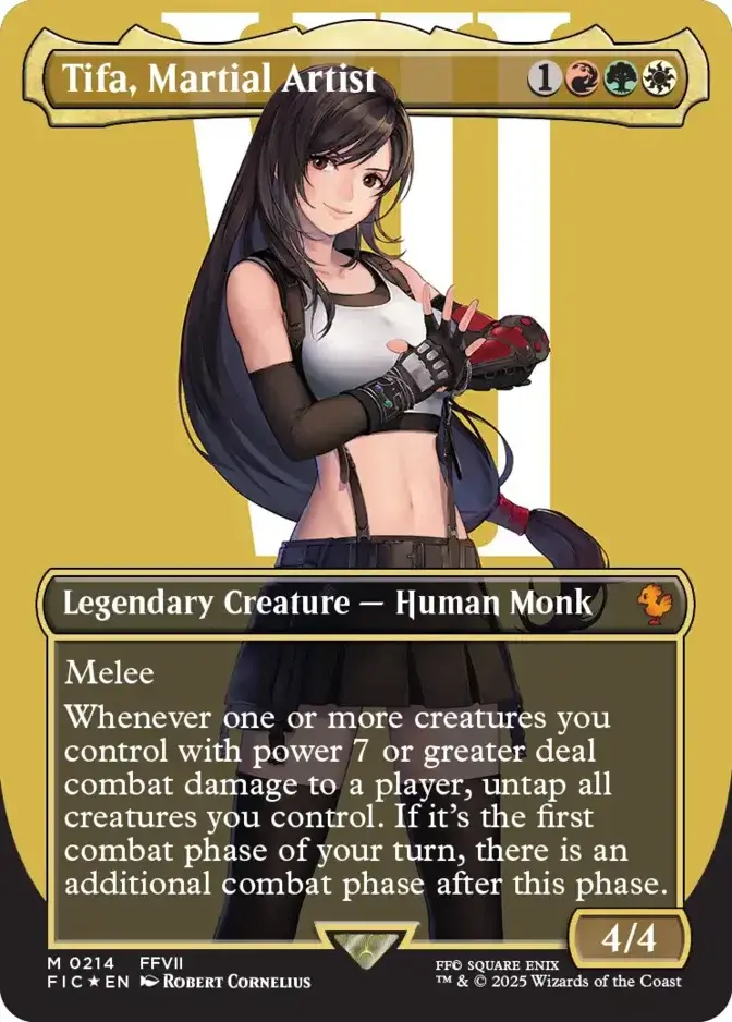 格闘家、ティファ　サージFOIL ファイナルファンタジー　FF 神話 Tifa, Martial Artist, Final Fantasy Commander (FIC) Price History