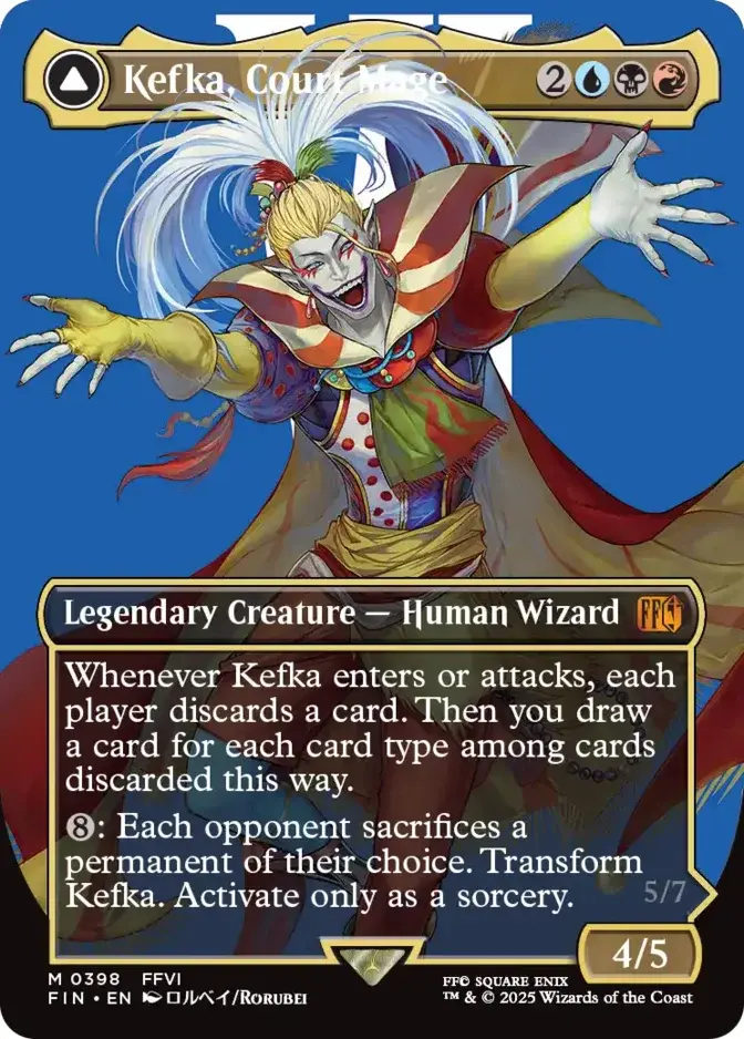 Kefka, Court Mage <borderless number> [FIN] (F)
