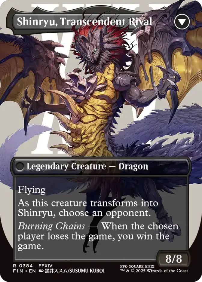Shinryu, Transcendent Rival <borderless> [FIN] (F)