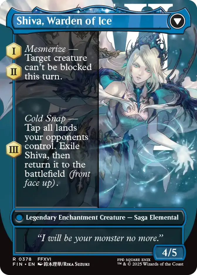 Shiva, Warden of Ice <borderless> [FIN] (F)