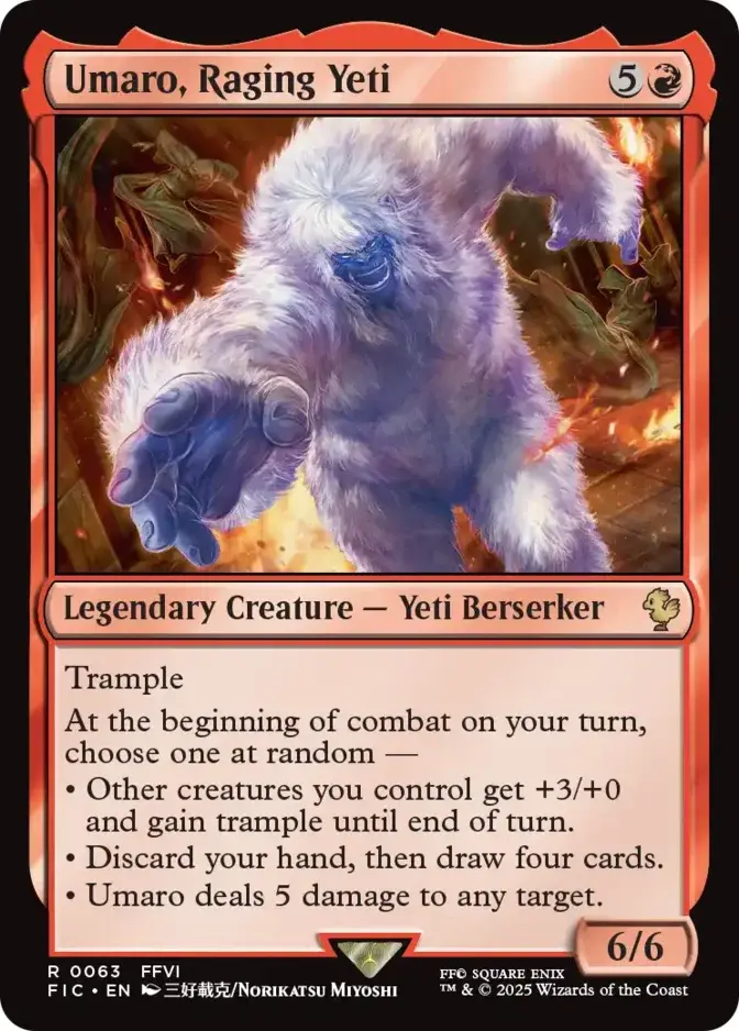 Umaro, Raging Yeti [FIC]
