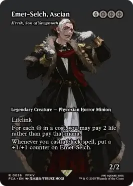 mtg emet selch card Emet-Selch, Unsundered // Hades, Sorcerer of Eld [218] [FINAL FANTASY] [Foil]  Face to Face Games if there are fourteen or more cards in your graveyard K'rrik, Son of Yawgmoth, Final