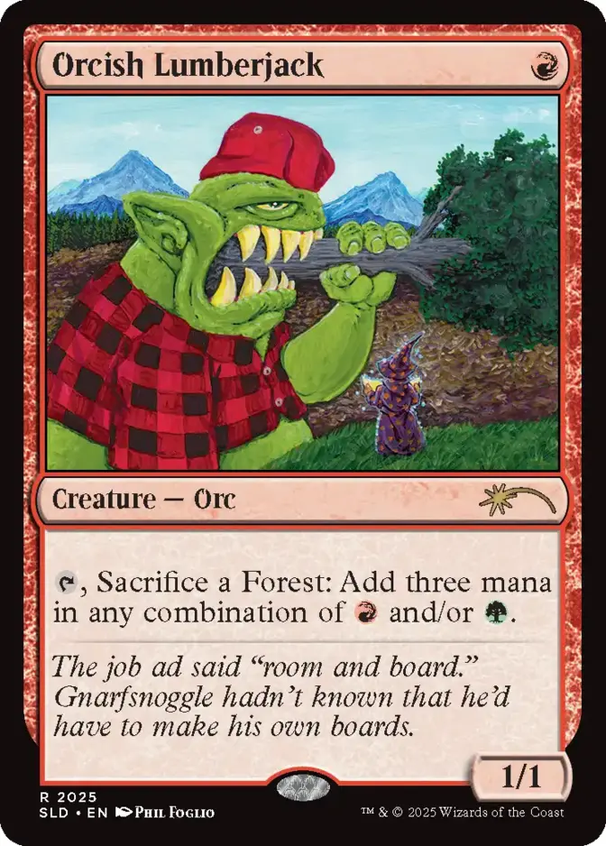 Orcish Lumberjack <Phil Foglio> [SLD]