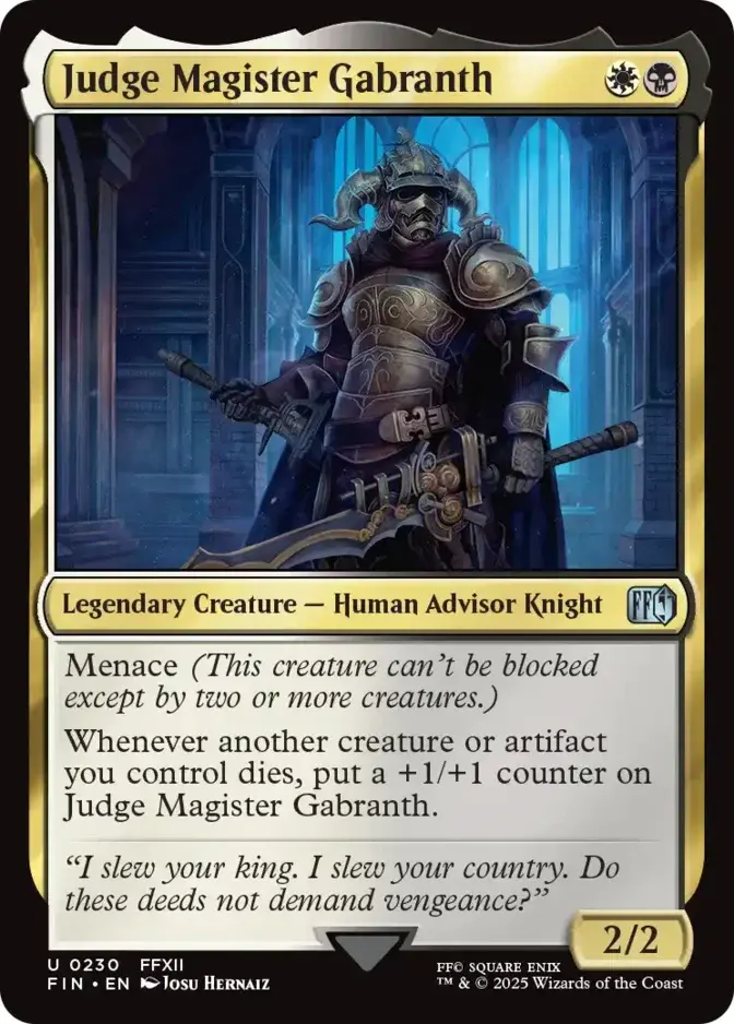 Judge Magister Gabranth [FIN]