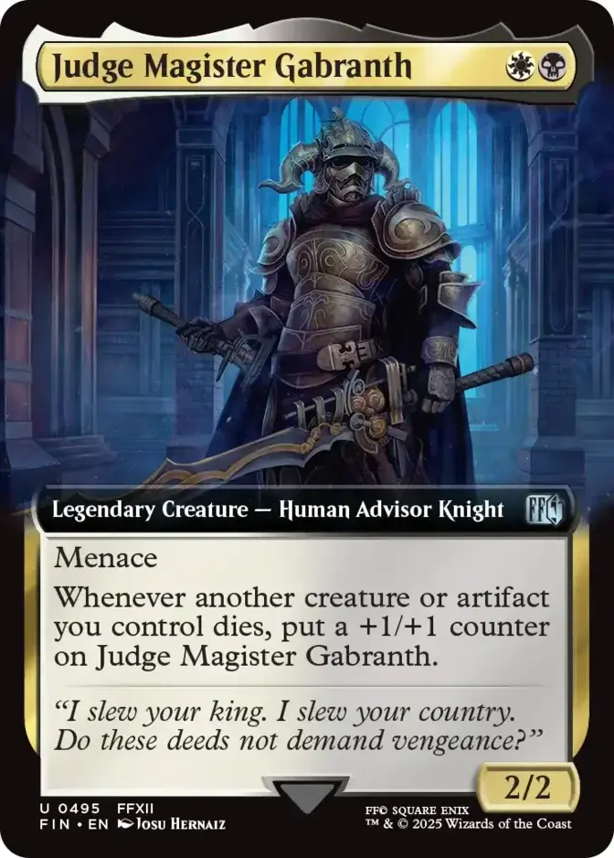 Judge Magister Gabranth <extended> [FIN]