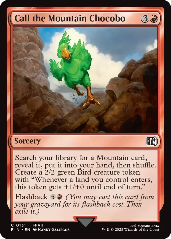 Call the Mountain Chocobo [FIN]