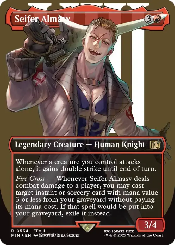 Seifer Almasy <borderless - surge foil> [FIN] (F)