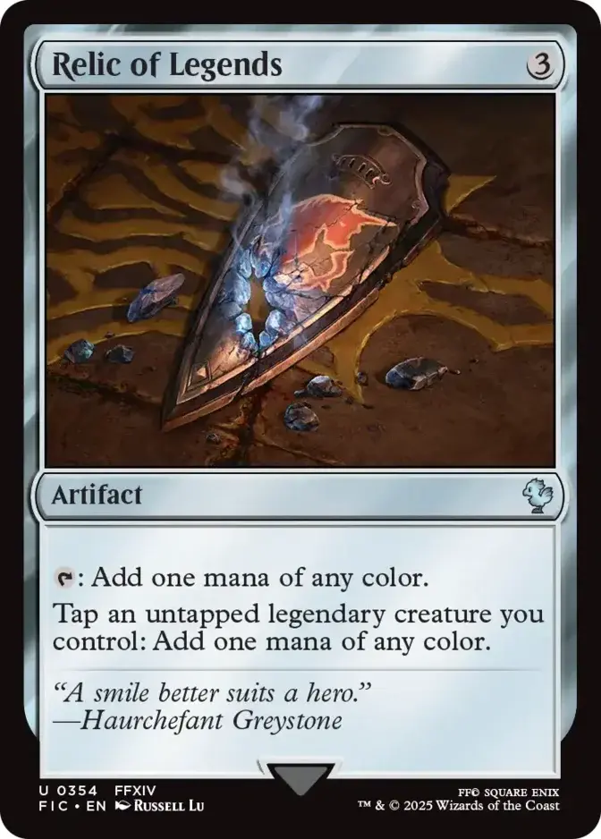 Relic of Legends [FIC] (F)