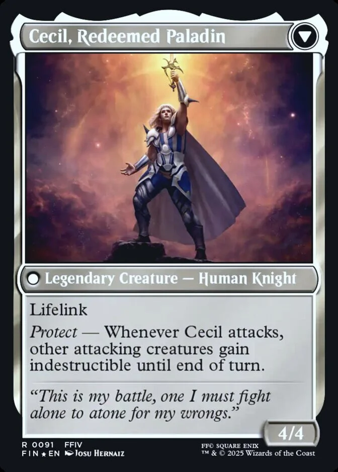Cecil, Redeemed Paladin <prerelease> [FIN] (F)