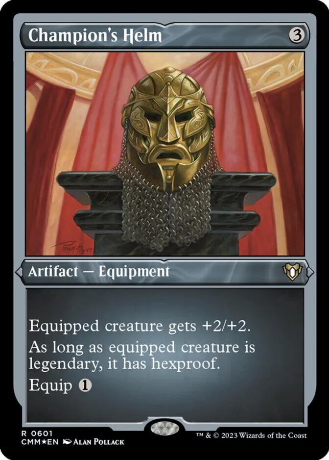 Champion's Helm <foil etched> [CMM] (F)