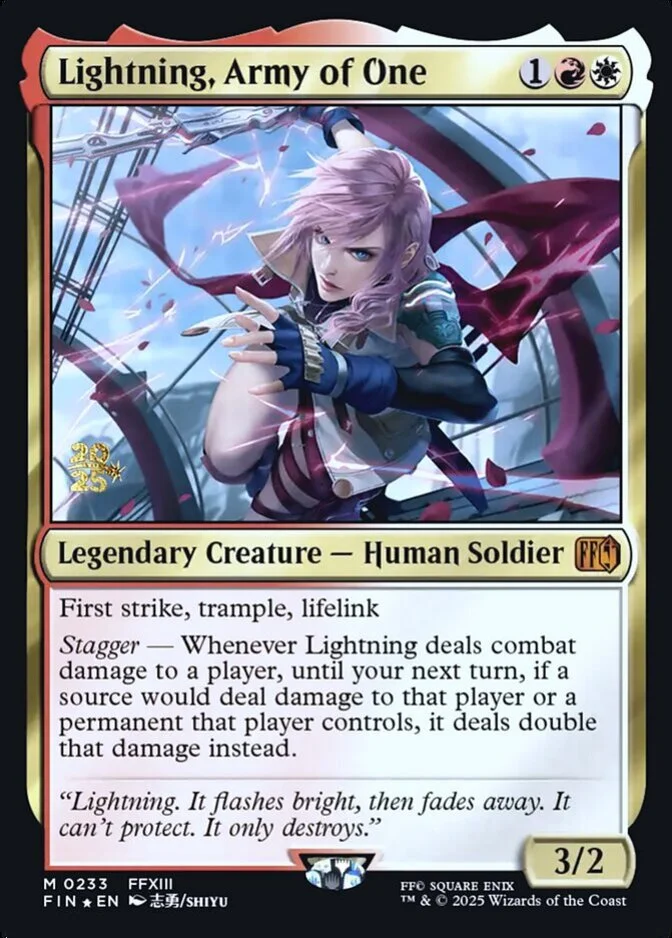 Lightning, Army of One <prerelease> [FIN] (F)