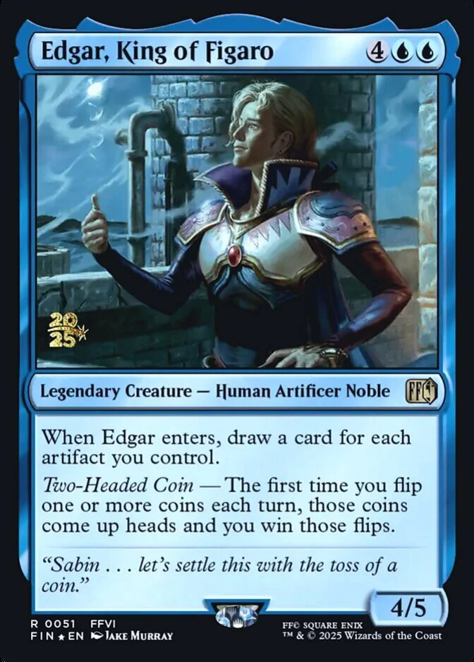 Edgar, King of Figaro <prerelease> [FIN] (F)