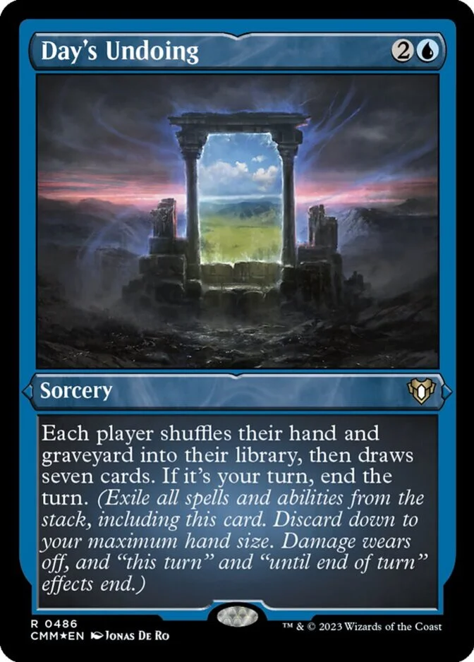 Day's Undoing <foil etched> [CMM] (F)