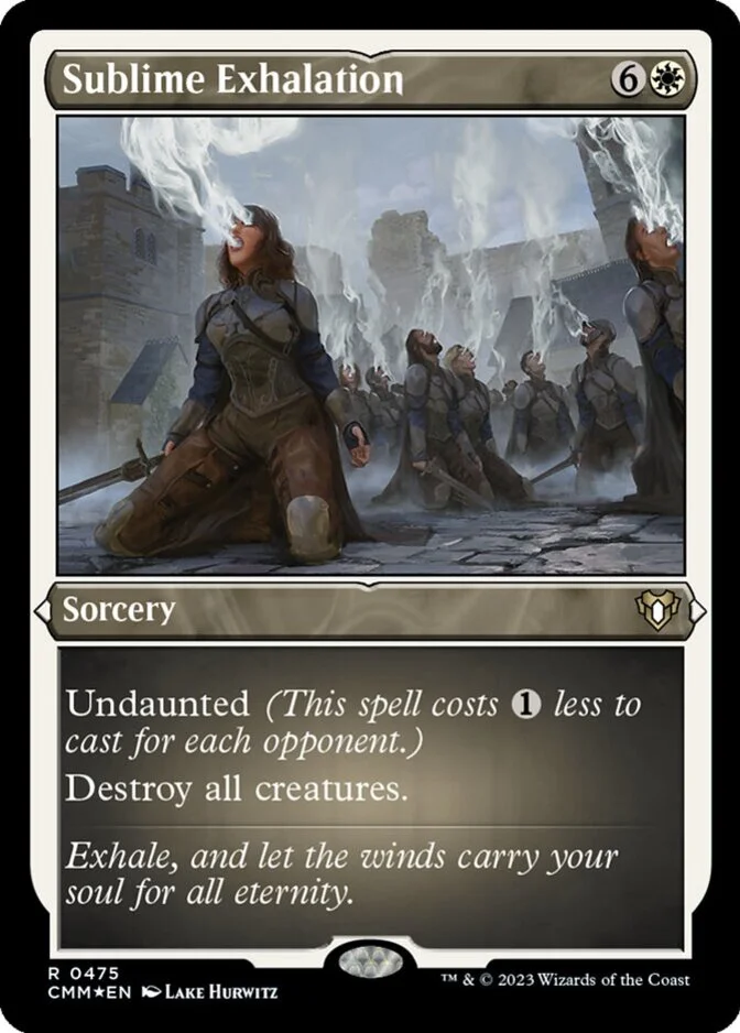 Sublime Exhalation <foil etched> [CMM] (F)