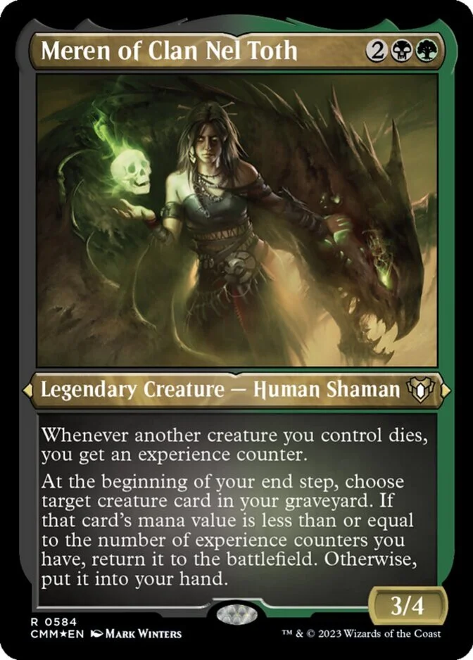 Meren of Clan Nel Toth <foil etched> [CMM] (F)