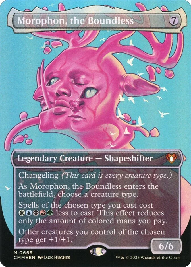 Morophon, the Boundless <borderless profile - textured foil> [CMM] (F)