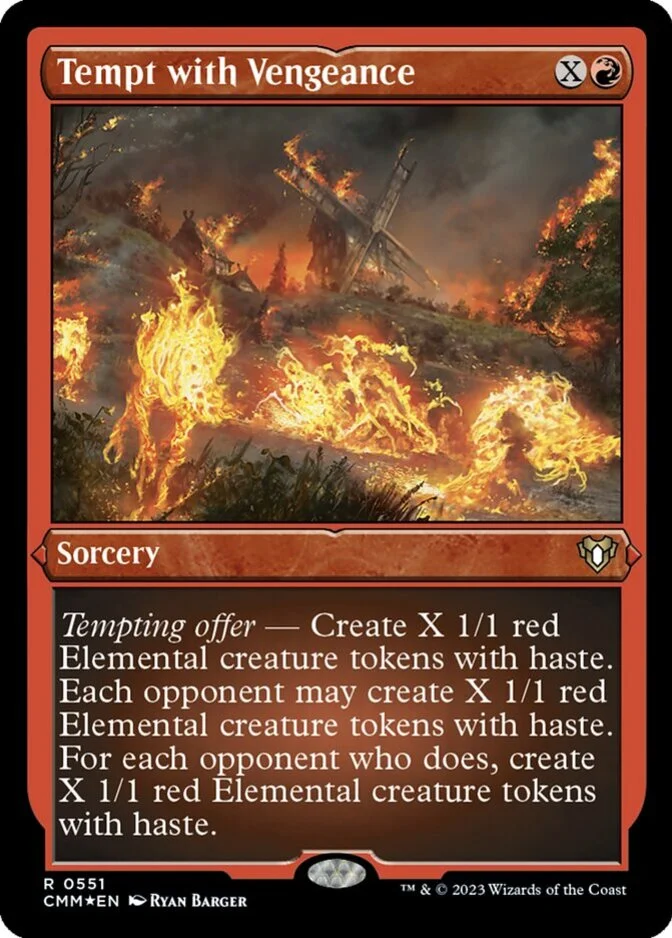 Tempt with Vengeance <foil etched> [CMM] (F)