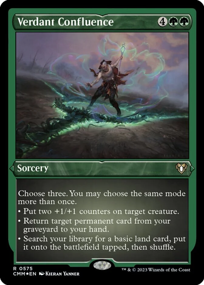 Verdant Confluence <foil etched> [CMM] (F)